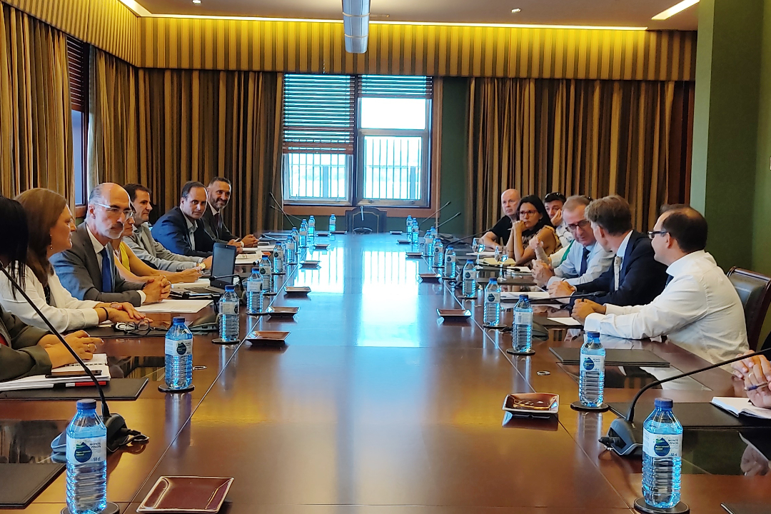 Expertos en asuntos marítimos y pesca de la Comisión Europea se interesan por la estrategia Blue Growth del Puerto de Vigo